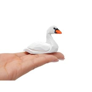Swan Figurine Decor Goose Statue Art